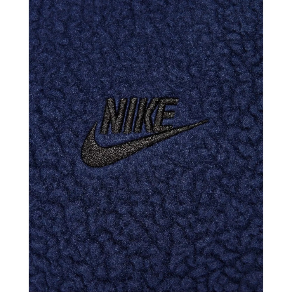 Nike Club Fleece Sherpa Winterized Full‎ Zip Jacket Blue FB8386-410 Men's Size S - Picture 10 of 12
